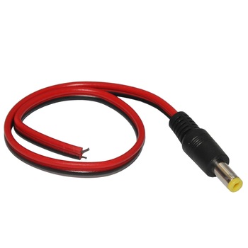 Mufa TATA pentru alimentare camere video, cu cablu Mufa TATA pentru alimentare camere video, cu cablu