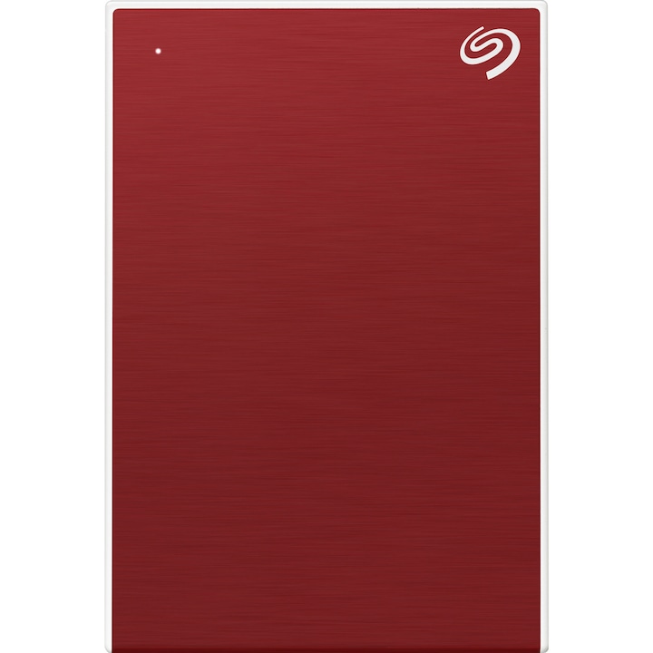 Seagate One Touch Külső HDD, 2 TB, 2,5", USB 3.2 Gen 1, Alumínium, Piros