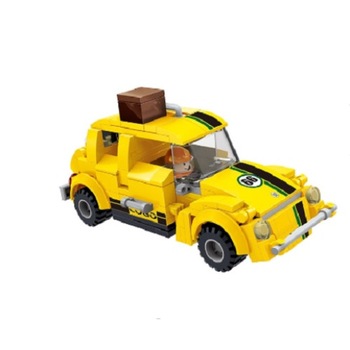 Set cuburi constructie Cogo 193 piese - Masina de curse Set cuburi constructie Cogo 193 piese - Masina de curse