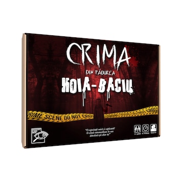 Joc de Societate - Crima din Padurea Hoia Baciu - Joc Detectiv, Escape Room - Caz Nerezolvat de Investigat - Mystery Case Box