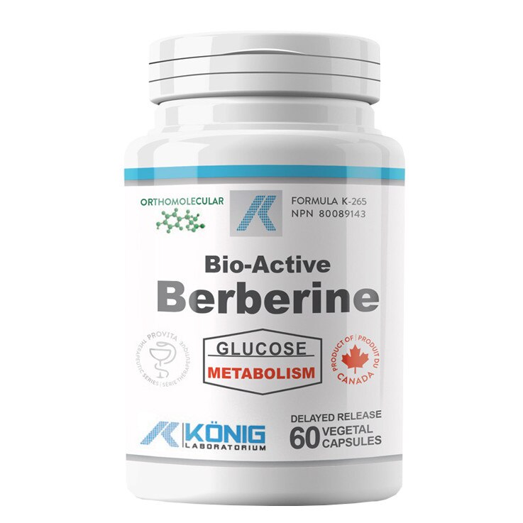 Supliment alimentar Bio-Active Berberine, 60 caps, Konig Nutrition Laboratoriums