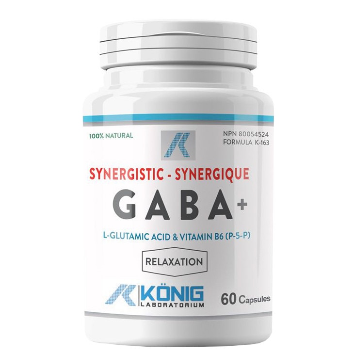 Supliment alimentar Gaba, 60 caps, Konig Nutrition Laboratoriums