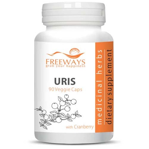 Uris supliment pentru sistemul urinar, 90 capsule vegetale, Freeways