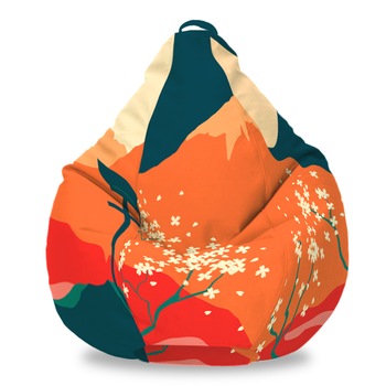 Fotoliu Puf FormTex BEAN BAG Japonez tip para XL, cu maner, husa interioara Fotoliu Puf FormTex BEAN BAG Japonez tip para XL, cu maner, husa interioara