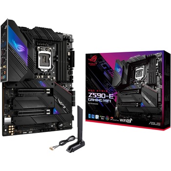 Placa de baza ASUS ROG STRIX Z590-E GAMING WIFI, Socket 1200 Placa de baza ASUS ROG STRIX Z590-E GAMING WIFI, Socket 1200