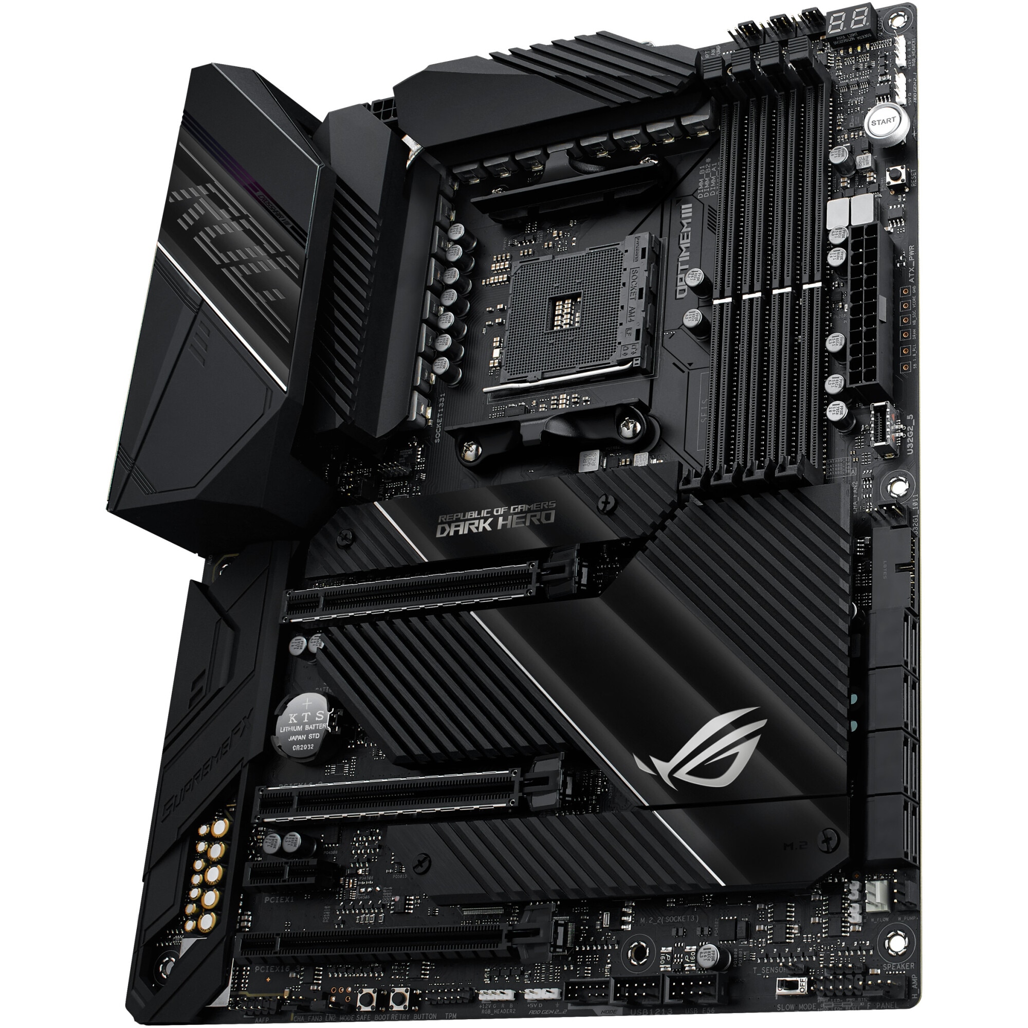 Placa de baza ASUS ROG CROSSHAIR VIII DARK HERO, Socket AM4 - eMAG.ro