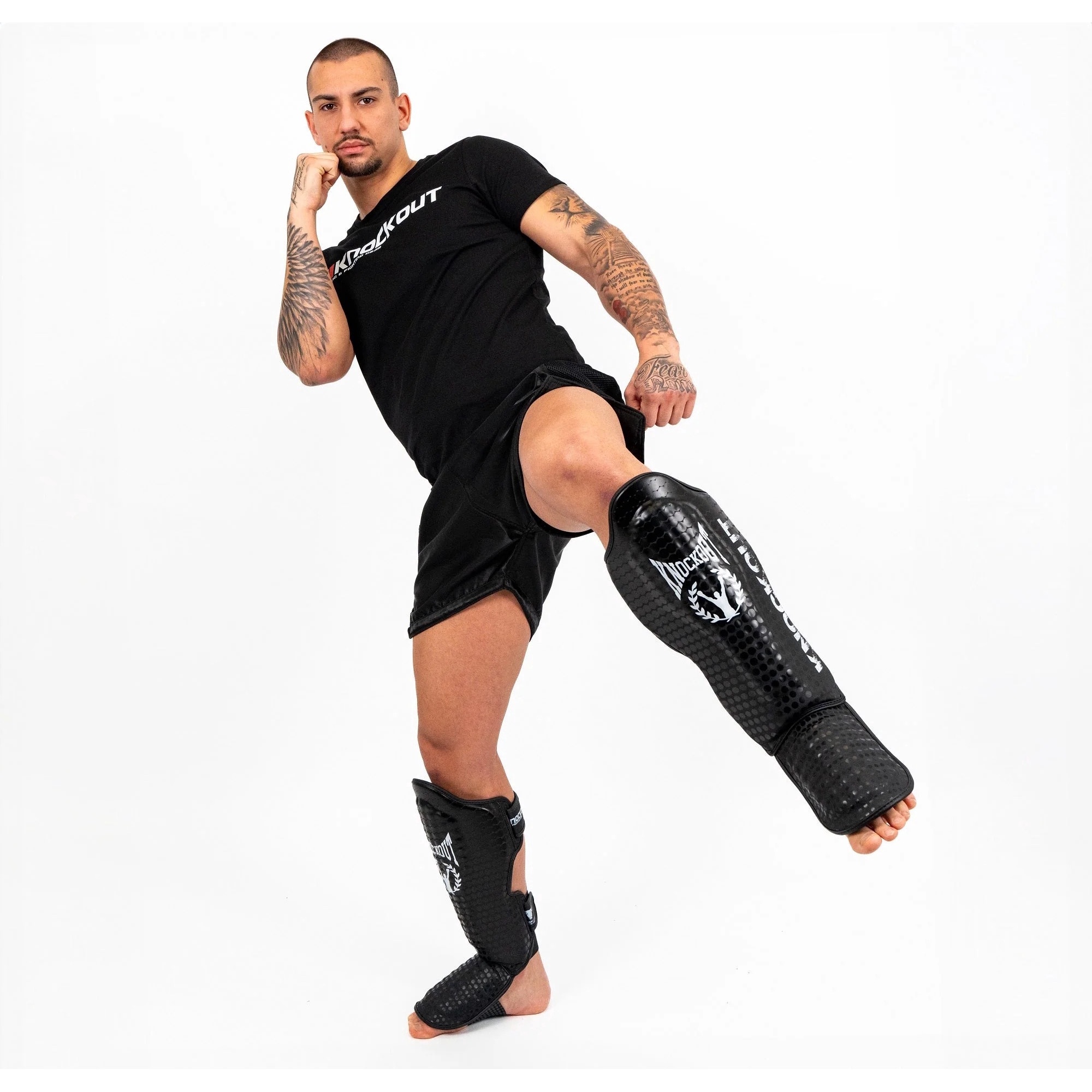 Kickbox Knockout Tibiere Kickbox Knockout Duble - M, Albastru - eMAG.ro