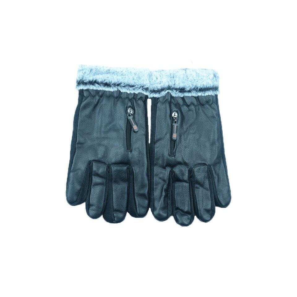 Manusi pentru baieti Mini Junior 00274, Negru, Universal
