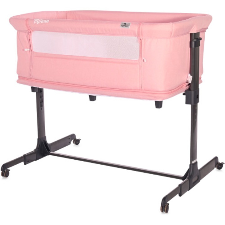 Patut Lorelli 2 in 1 Co-Sleeper Milano, Pink