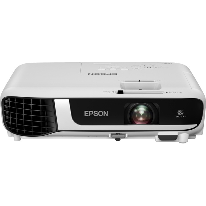 Видеопроектор Epson XGA 1024*768, EB-X51 , 3800 лумена, Бял