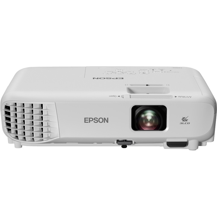 Видеопроектор Epson XGA 1024*768, EB-X06, 3600 лумена, Бял