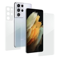 set folii compatibile cu samsung s21 ultra silkase gel tpu antibacterian regenerabila imagen 15_0_
0