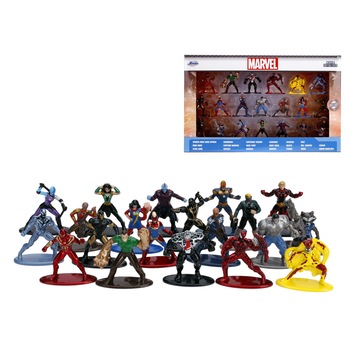 Set 20 de figurine metalice, Eroi Marvel36933 Set 20 de figurine metalice, Eroi Marvel36933