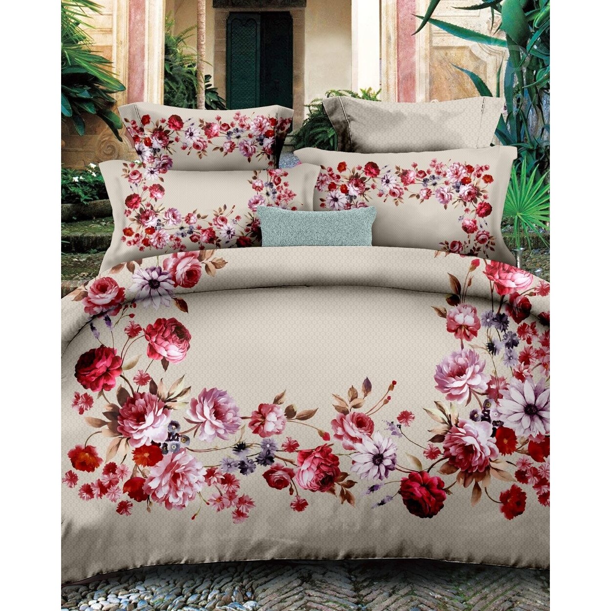 Set Lenjerie de Pat din Finet, 6 Piese, Pat 2 Persoane, FFN-06