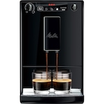 Espressor automat Melitta® Solo Pure Black E950-222, 1400W, 15 bari, 1.2l, Rezervor boabe, Slim 20cm, Negru