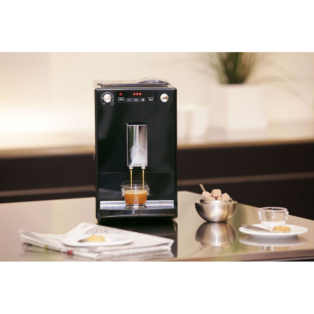 Кафеавтомат Melitta® Solo, 15 bar, 1.2 л, Сребрист > Кафе машини