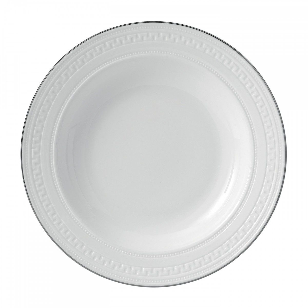 Farfurie 23 cm, portelan, colectia Intaglio Platinum