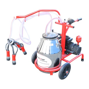 Aparat de muls vaci 1 post bidon 30L inox Breckner Germany Aparat de muls vaci 1 post bidon 30L inox Breckner Germany