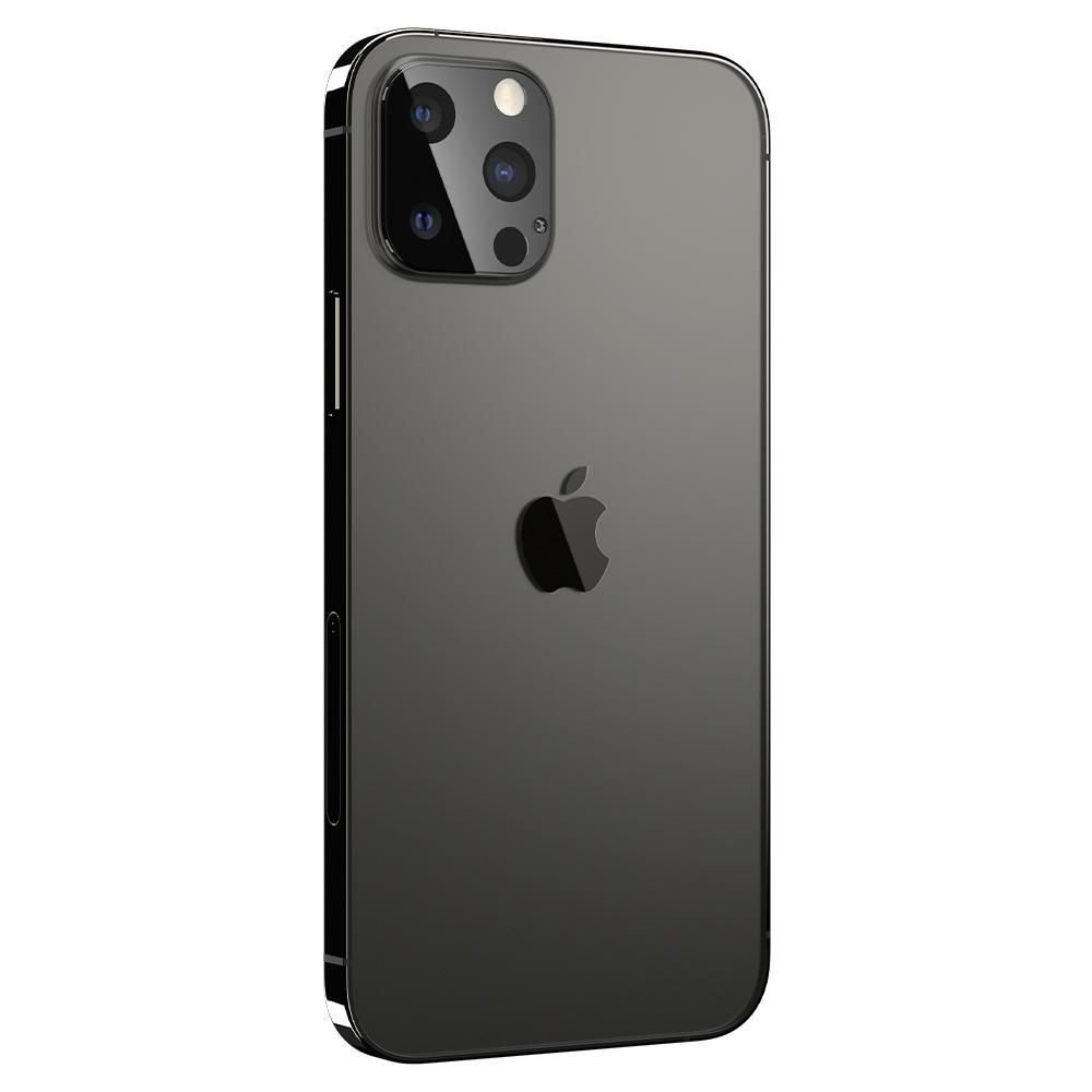 Protectie pentru camera spate iPhone 12 Pro / 12 Pro Max Spigen Black