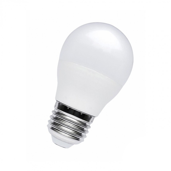 Led лампа Lightex, Plastic 7W, 220V, E27, P45 матирана, WW 3000K