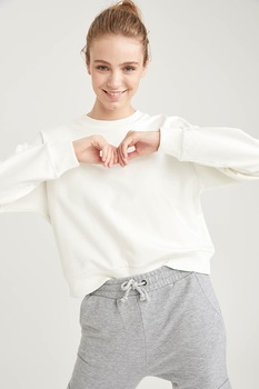 defacto bluza sport relaxed fit cu broderie text crem imagen 37_0_
0