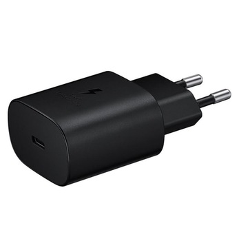 Incarcator Retea Samsung Galaxy S21, EP-TA800EWE, Fast Charge, 25W, 1 X USB Tip-C, Negru, Bulk Incarcator Retea Samsung Galaxy S21, EP-TA800EWE, Fast Charge, 25W, 1 X USB Tip-C, Negru, Bulk