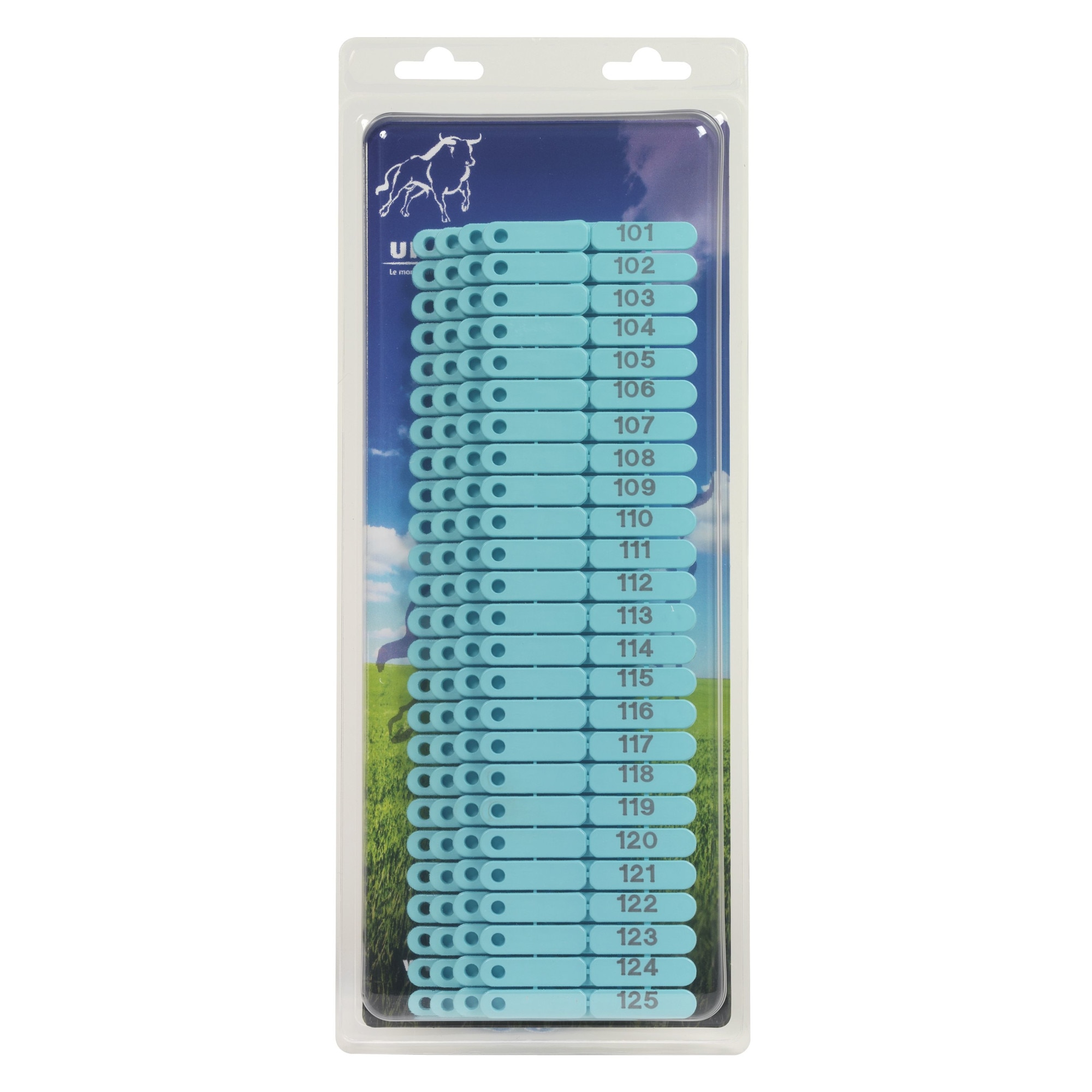 Crotalii pentru oi si capre , ALBASTRU , 101-200