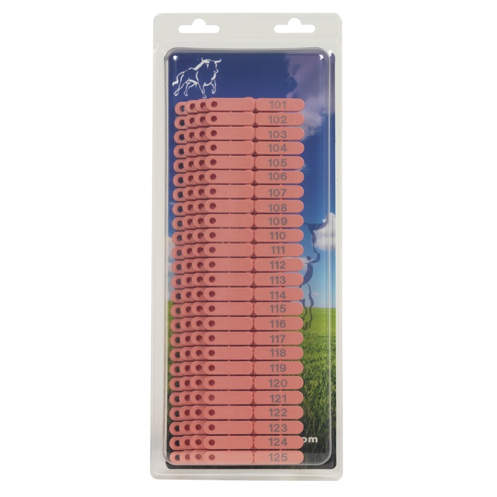 UKAL Füljelző, juhoknak és kecskéknek, piros