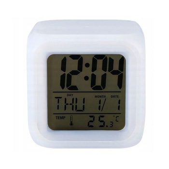 Ceas de masa MT Malatec digital iluminat LED, temperatura, calendar, functie alarma, 8 melodii Ceas de masa MT Malatec digital iluminat LED, temperatura, calendar, functie alarma, 8 melodii