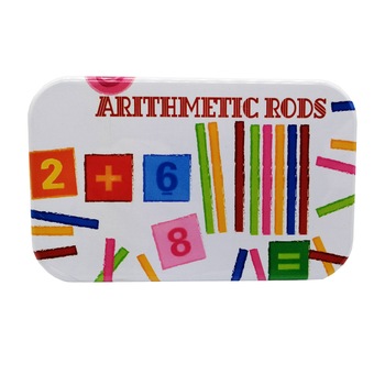 Puzzle lemn, betisoare aritmetice, 50 de piese Puzzle lemn, betisoare aritmetice, 50 de piese