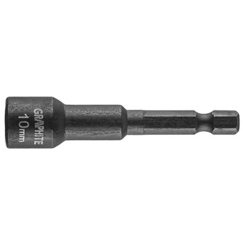 Cap tubular de impact, magnetic, pentru masina insurubat, 10 mm, GRAPHITE Cap tubular de impact, magnetic, pentru masina insurubat, 10 mm, GRAPHITE