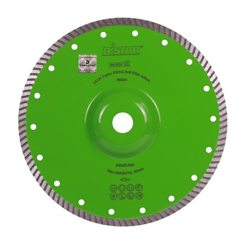 Disc diamantat Elite Active 230mm Turbo 230x2,6x9x22,23F Granit
