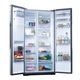 Хладилник Side by side Panasonic NR-B53V2-XE, 530 л, Клас A++, No Frost, Inverter, Twin-Eco Cooling, Диспенсър, H 186 см, Inox