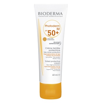 Crema pentru fata Bioderma Photoderm Fotoprotectie, piele cu melasma, nuanta aurie, SPF50+, 40 ml Crema pentru fata Bioderma Photoderm Fotoprotectie, piele cu melasma, nuanta aurie, SPF50+, 40 ml