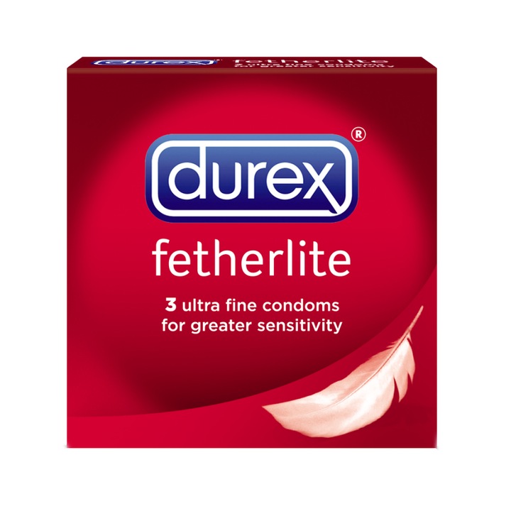 Презервативи Durex Fetherlite, 3 броя