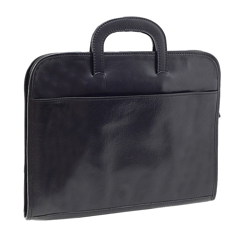 Servieta neagra de dama, Suveran, din piele naturala, 5549