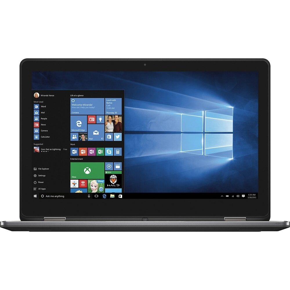 Laptop 2 in 1 Dell Inspiron 7568 cu procesor Intel® Core™ i7-6500U