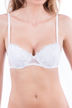 Sutien cupa dantela Eden Lingerie, alb, 75B Sutien cupa dantela Eden Lingerie, alb, 75B