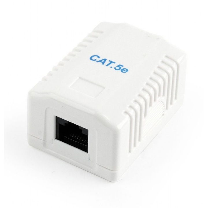 Гнездо RJ-45 GEMBIRD, 1 изход за UTP Cat 5e кабел