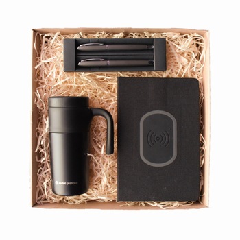 Set de cadou Giftbox Smart-Office, impachetat in cutie kraft Set de cadou Giftbox Smart-Office, impachetat in cutie kraft
