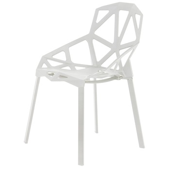 Set 4 scaune design modern, foarte stabil, constructie durabila, alb, 86 x 52 x 40 cm Set 4 scaune design modern, foarte stabil, constructie durabila, alb, 86 x 52 x 40 cm