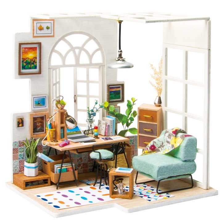 Rolife 3D Puzzle, DIY SOHO Time, 78 db-os