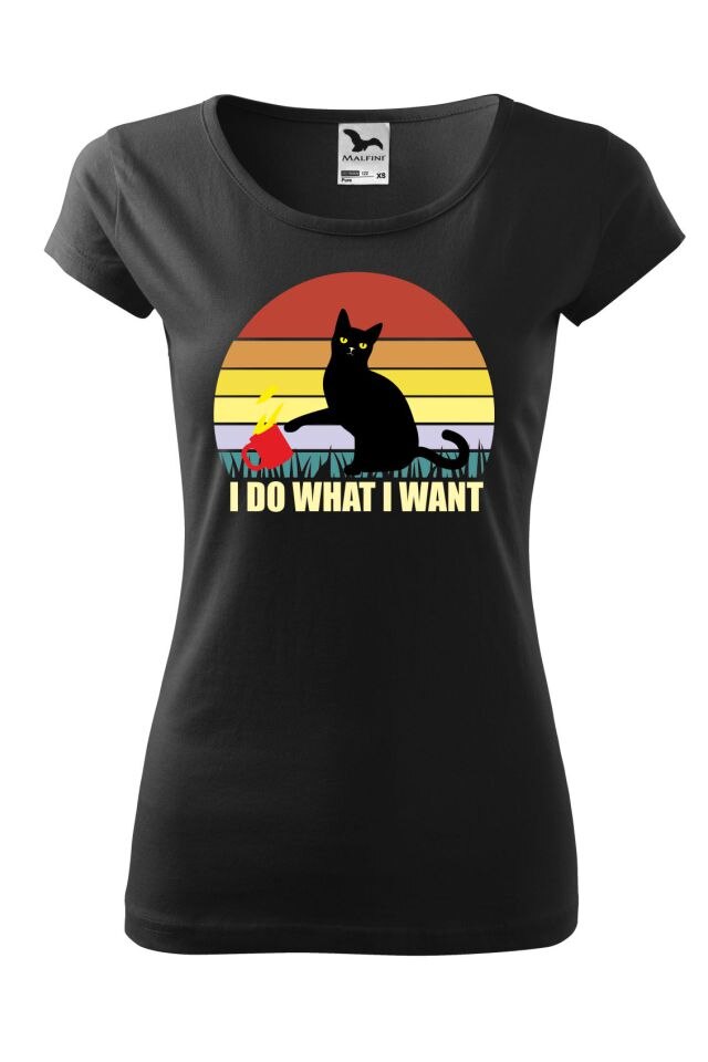 Tricou femei personalizat Cat, Adler, Negru