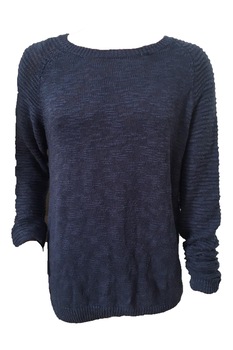 Pulover, Pull&Bear 5556507, Albastru Pulover, Pull&Bear 5556507, Albastru