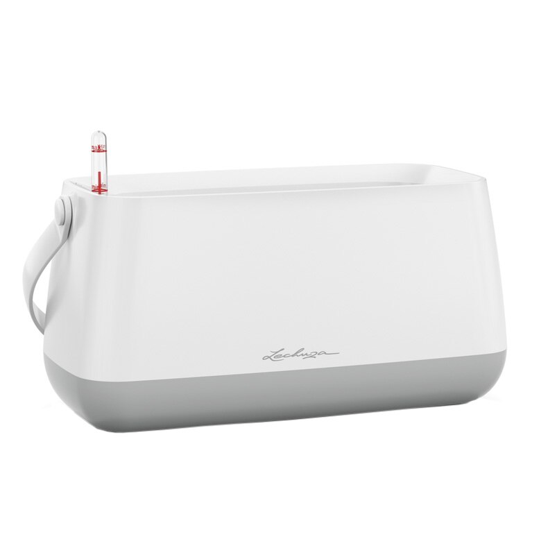 Ghiveci Lechuza Yula Geanta (38 x 17 x 18 cm) Alb/ Gri 13861