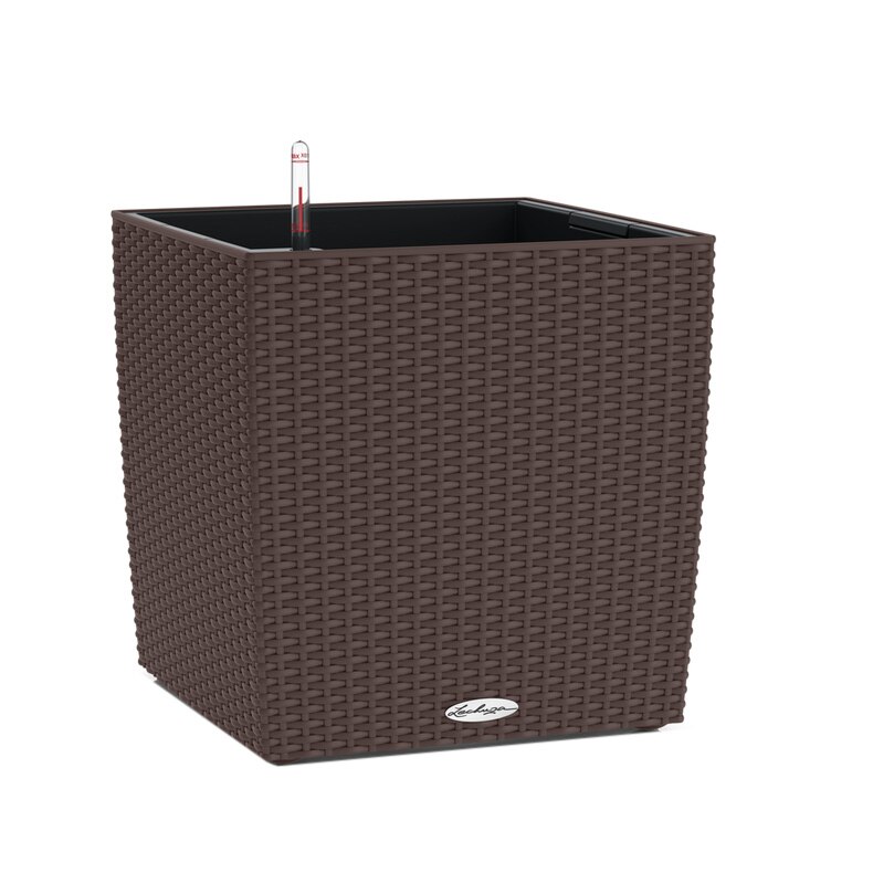 Ghiveci Lechuza Cube Cottage 40 (39 x 39 x 40 cm) Mocha 15385
