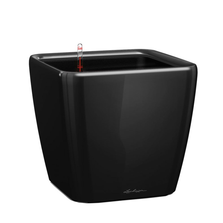 Ghiveci Lechuza Quadro Premium 50 (50 x 50 x 46,5 cm) Negru 16289
