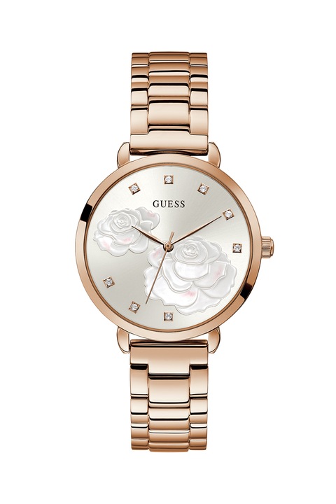 Guess, Kvarc karóra fémszíjjal, Rose Gold