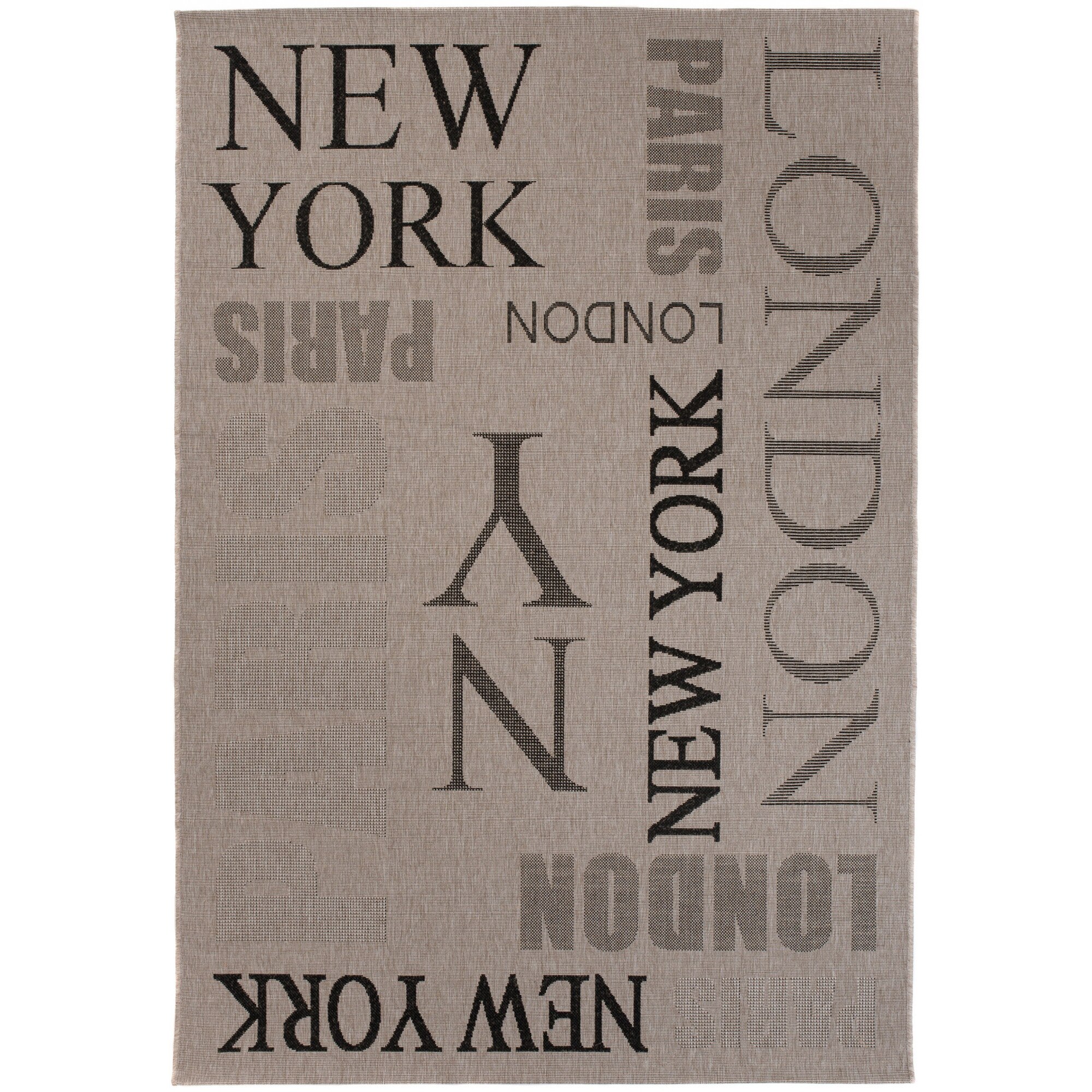 Covor Floorlux Sisal Chemex 20224 argint 80x150