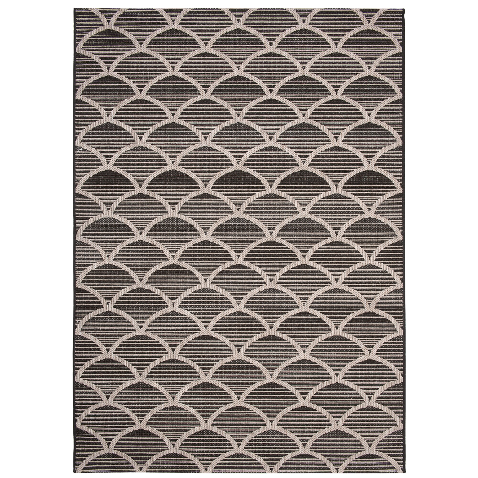 Covor Floorlux Sisal Chemex 20567 / negru,argint 160x230